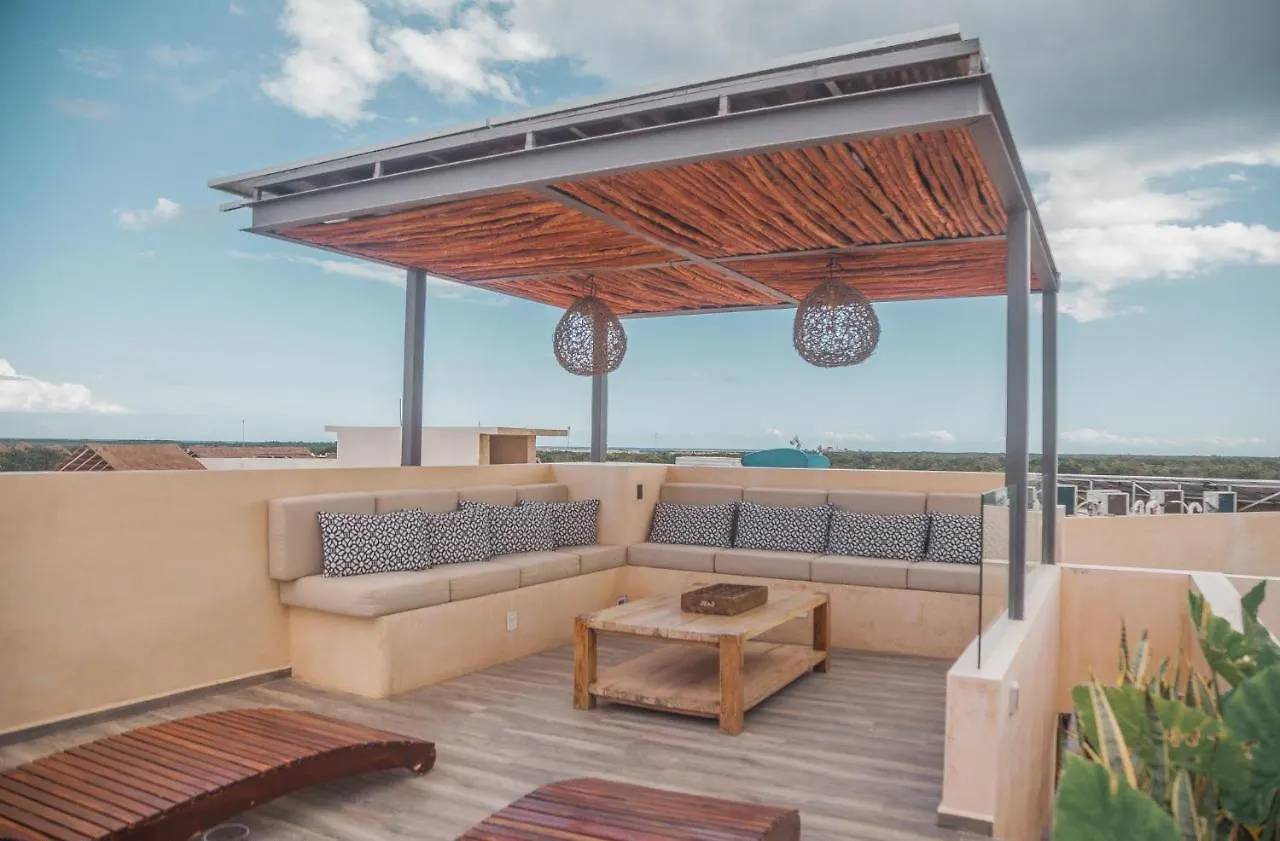 Appartement Kataleya Tulum By Zaazil - New Luxury Amazing Combo For Up To 20 People - Penthouse Plus Aptartment , Private Pool, Terrace , Roof Top And Hot Tub In Luum Zama In The Jungle Mexique