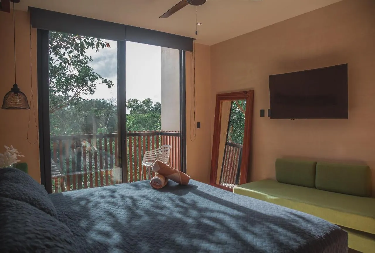 Appartement Kataleya Tulum By Zaazil - New Luxury Amazing Combo For Up To 20 People - Penthouse Plus Aptartment , Private Pool, Terrace , Roof Top And Hot Tub In Luum Zama In The Jungle